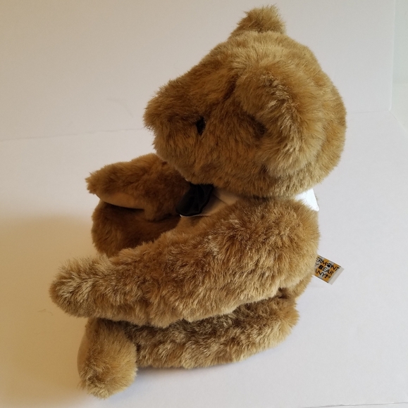 Vermont Teddy Bear Co. Tuxedo Collectible Jointed Bear Plush Brown - Picture 7 of 15